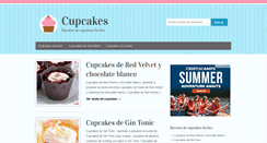Desktop Screenshot of cupcakesrecetas.com